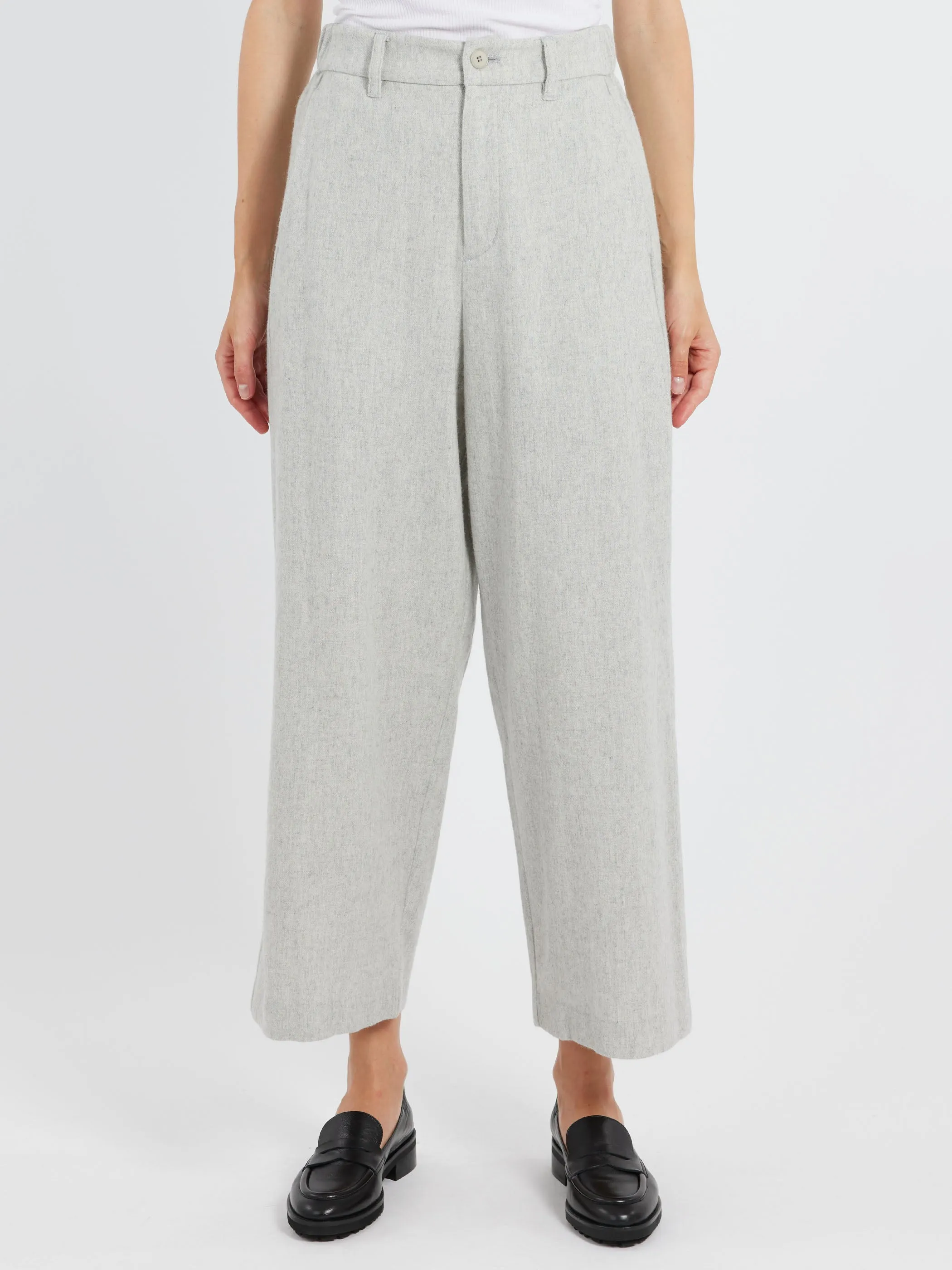 Flannel Wide Pants