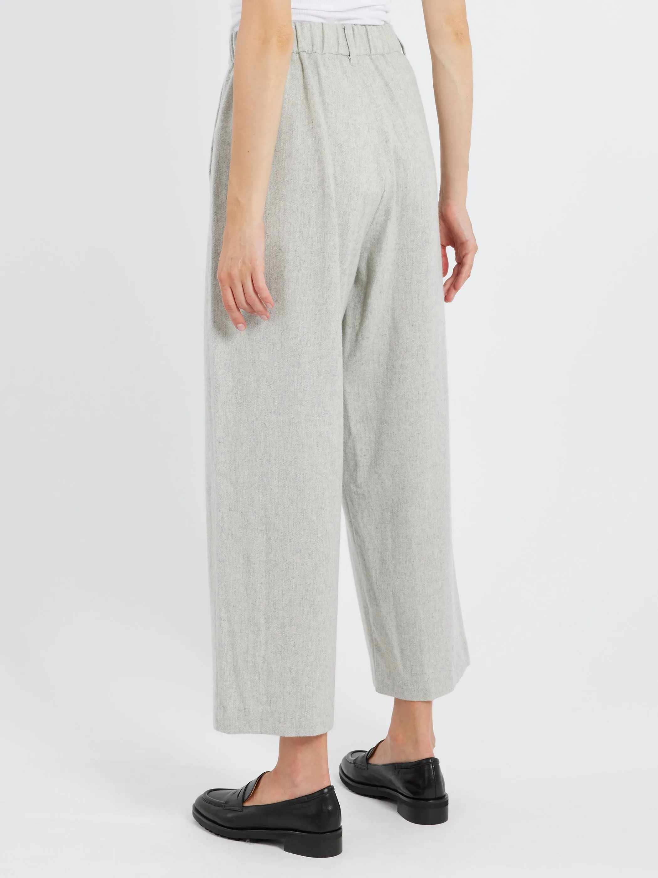 Flannel Wide Pants