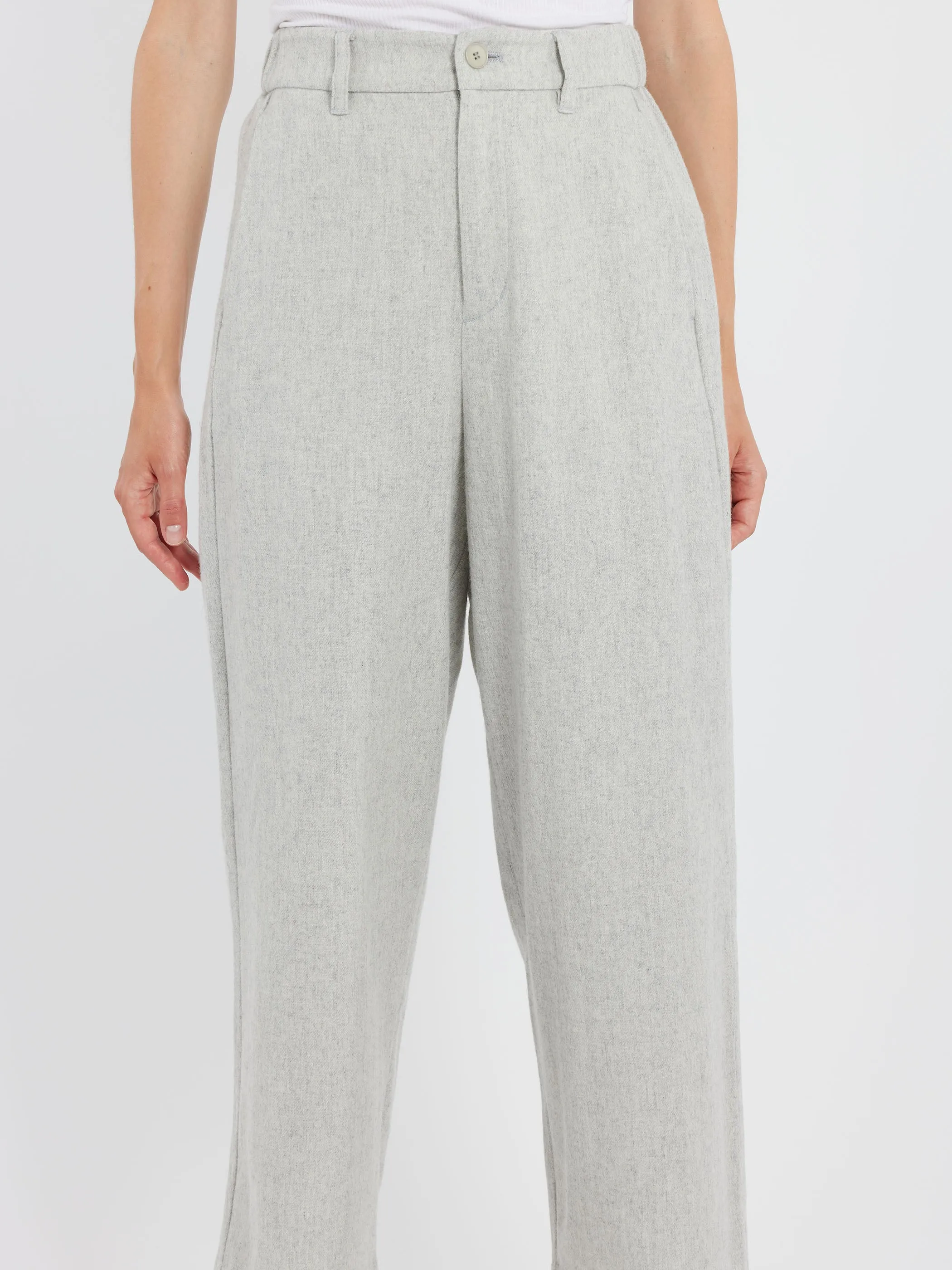 Flannel Wide Pants
