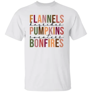 Flannels, Hayrides, Pumpkins T-Shirt