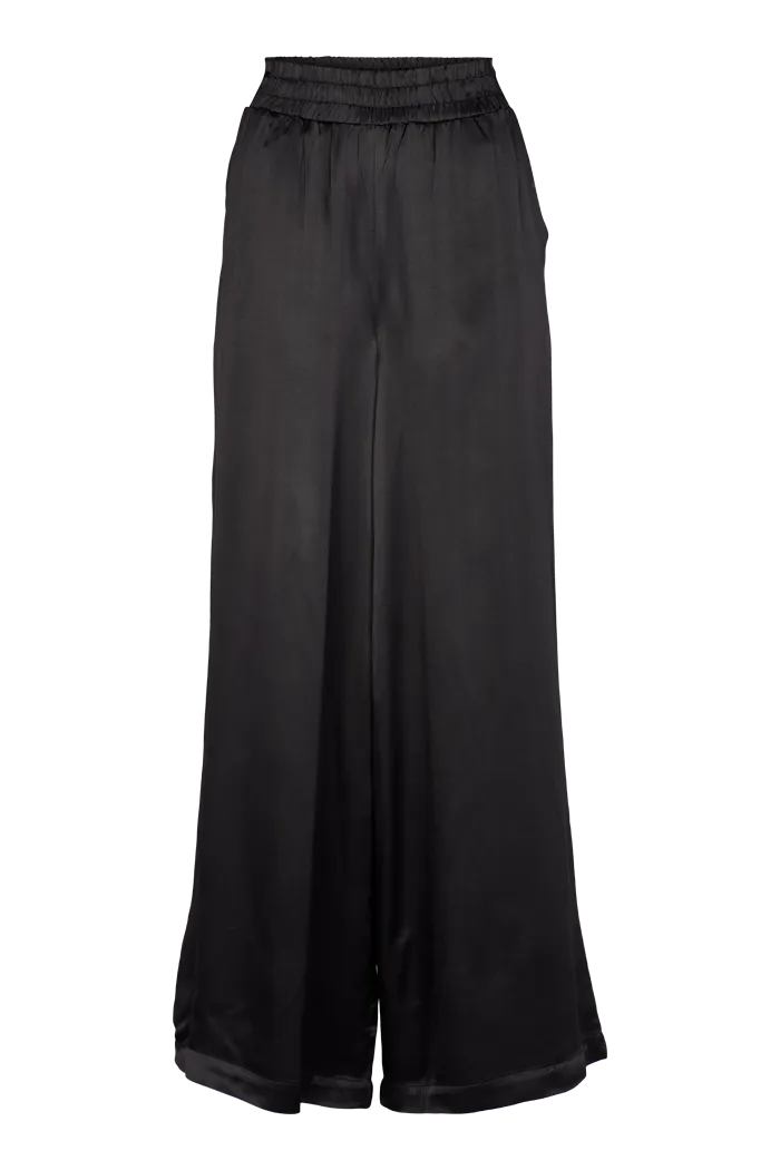 Flora Wide Pants - Black
