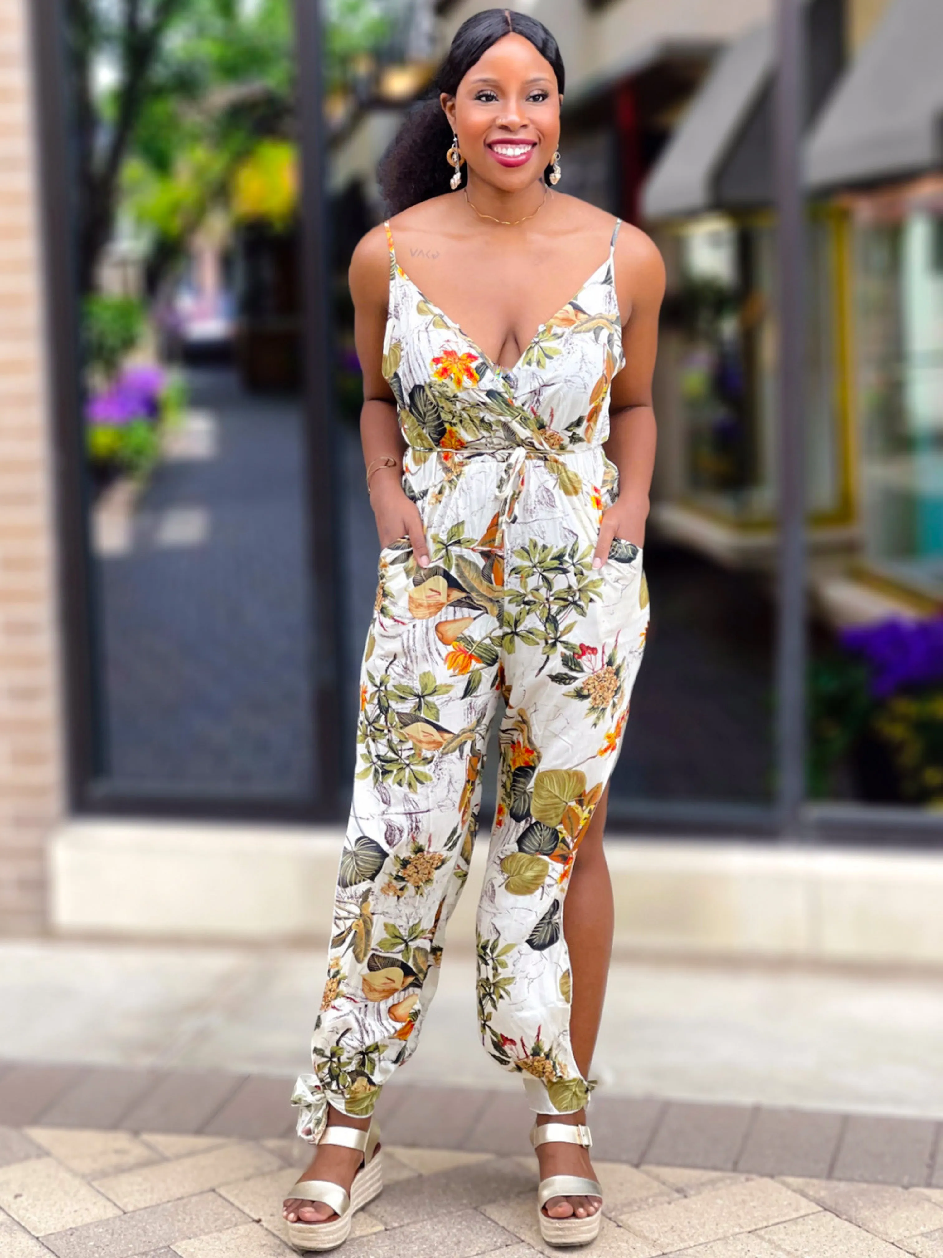 Floral Jumpsuit