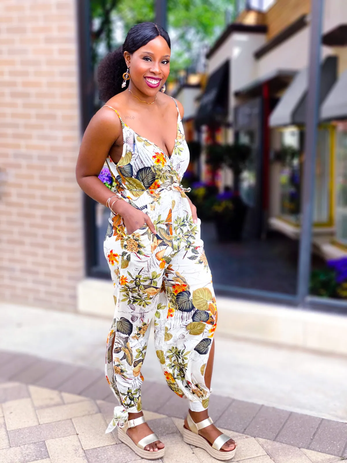 Floral Jumpsuit