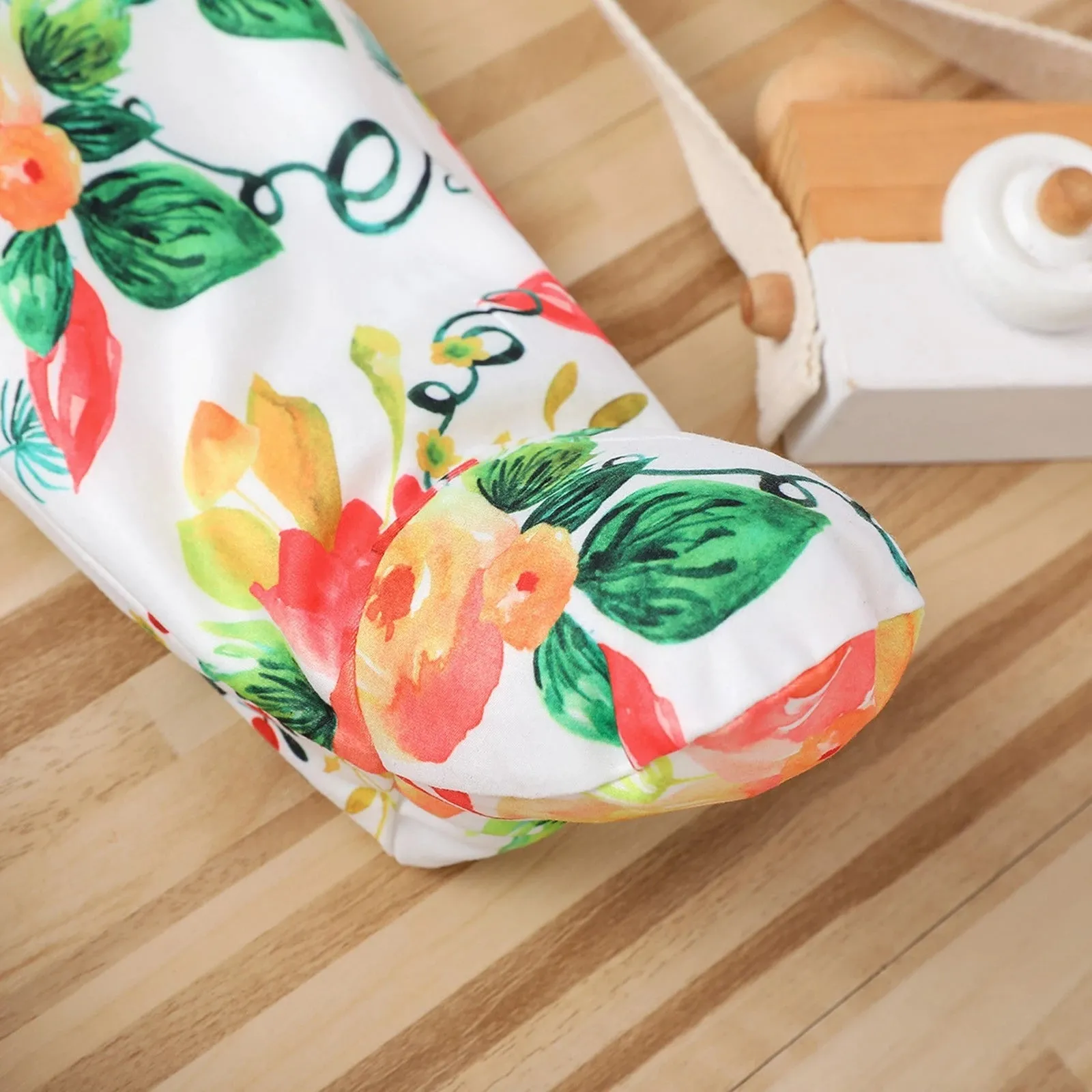 Floral Zip Romper Jumpsuit   Headbands Set