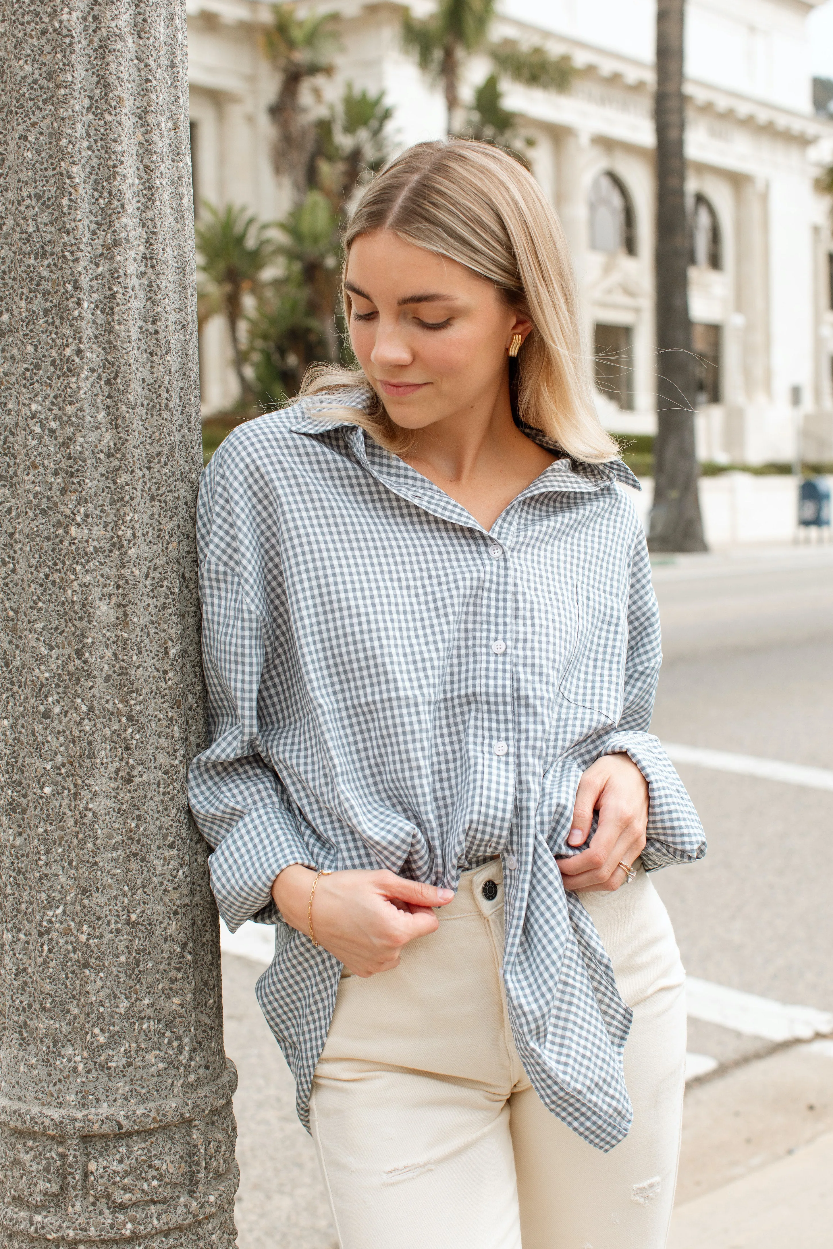 Francine Button Down