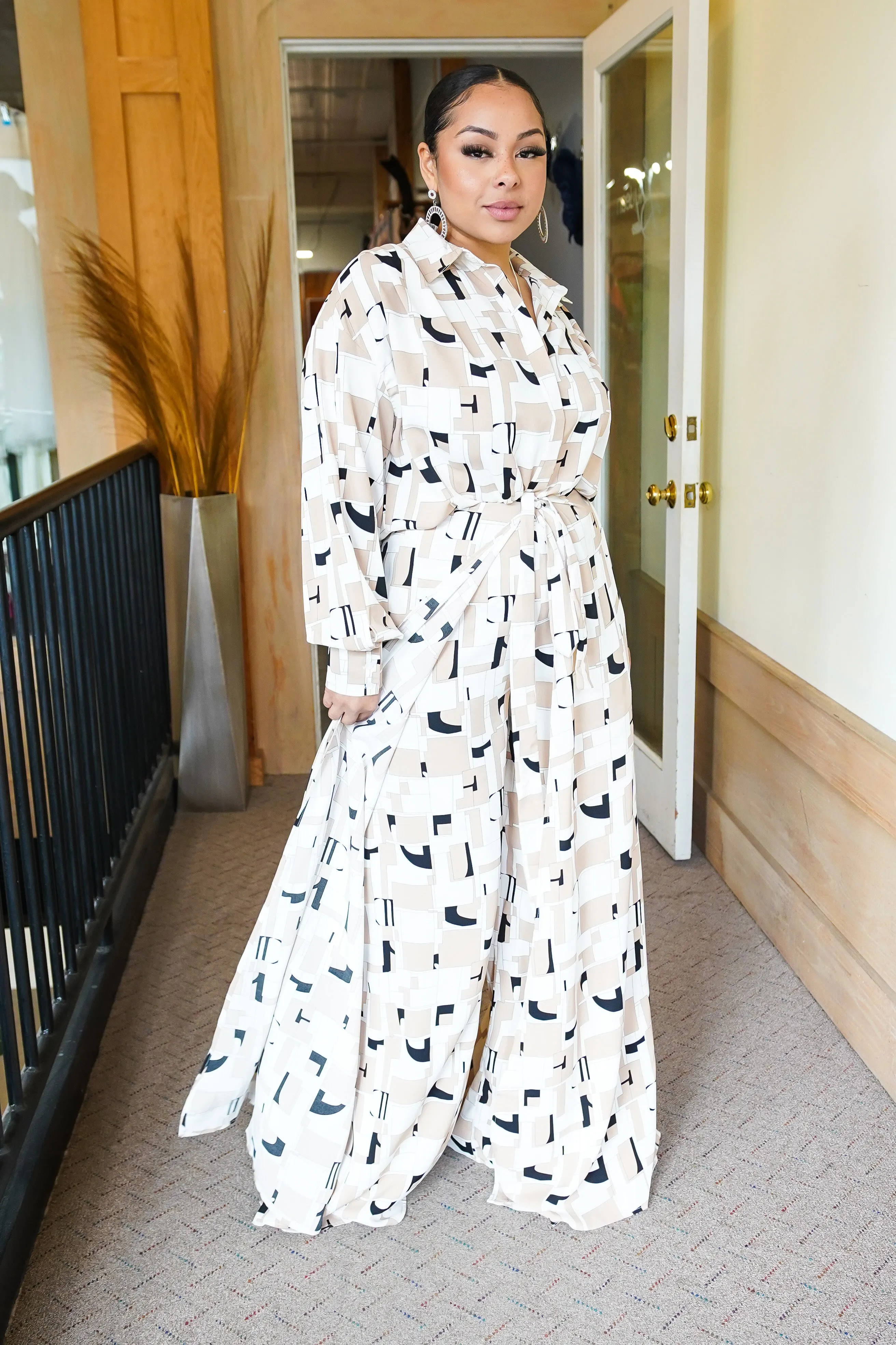 Francis Rain Wide Leg Pants Set