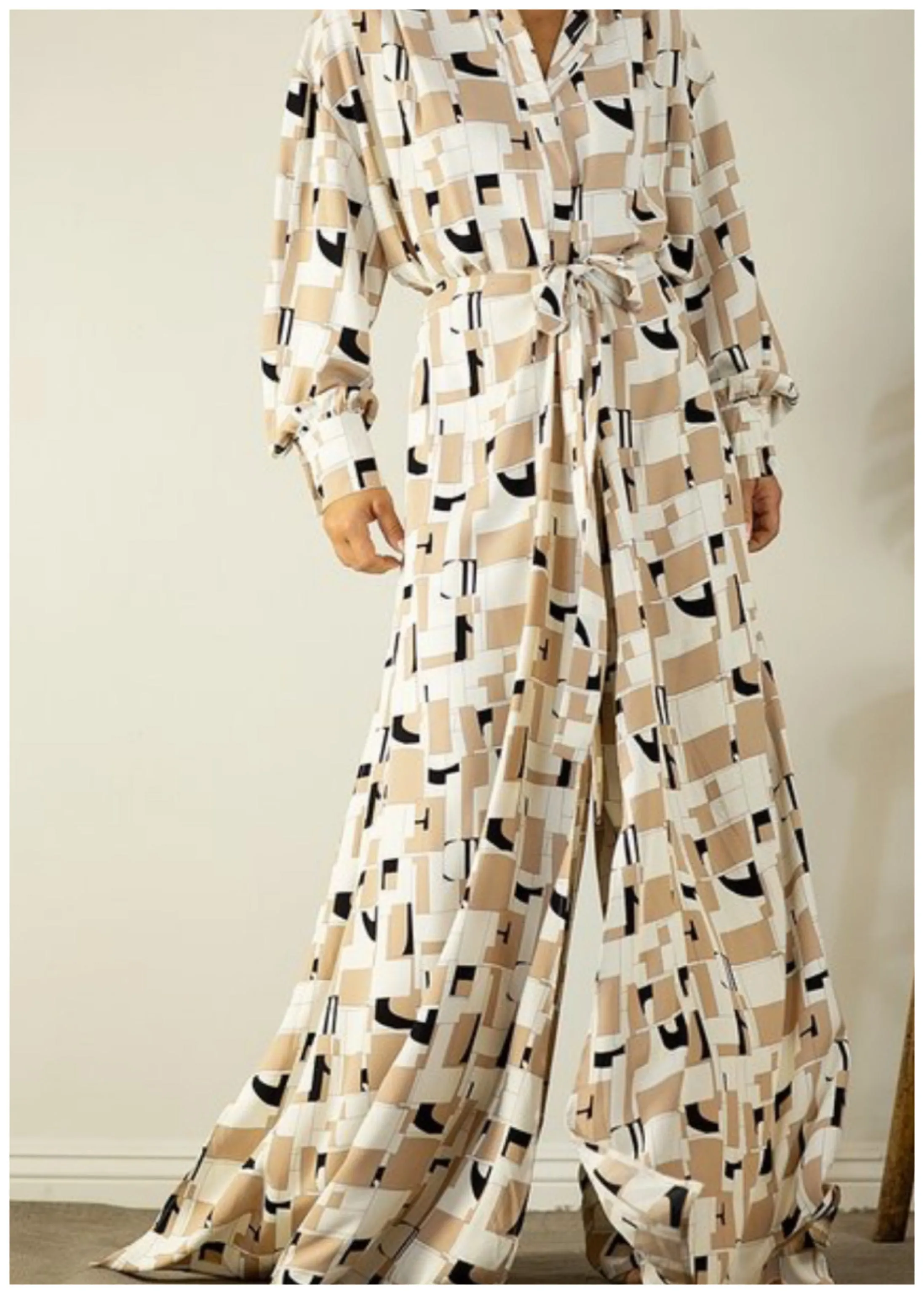 Francis Rain Wide Leg Pants Set