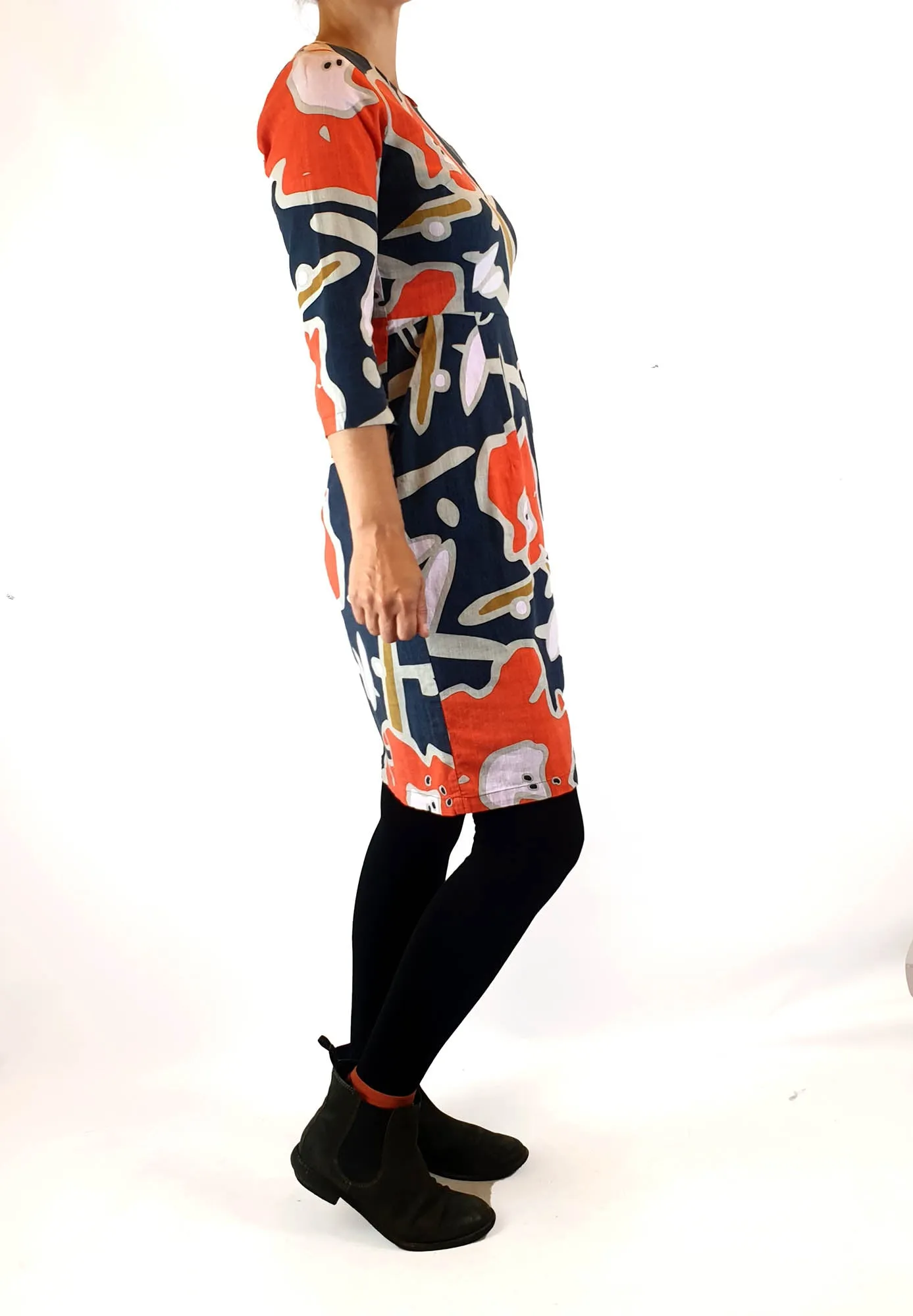Frock Me Out floral cotton half sleeve dress size 8