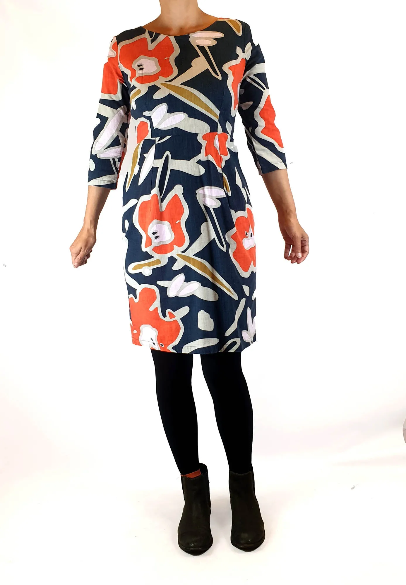Frock Me Out floral cotton half sleeve dress size 8
