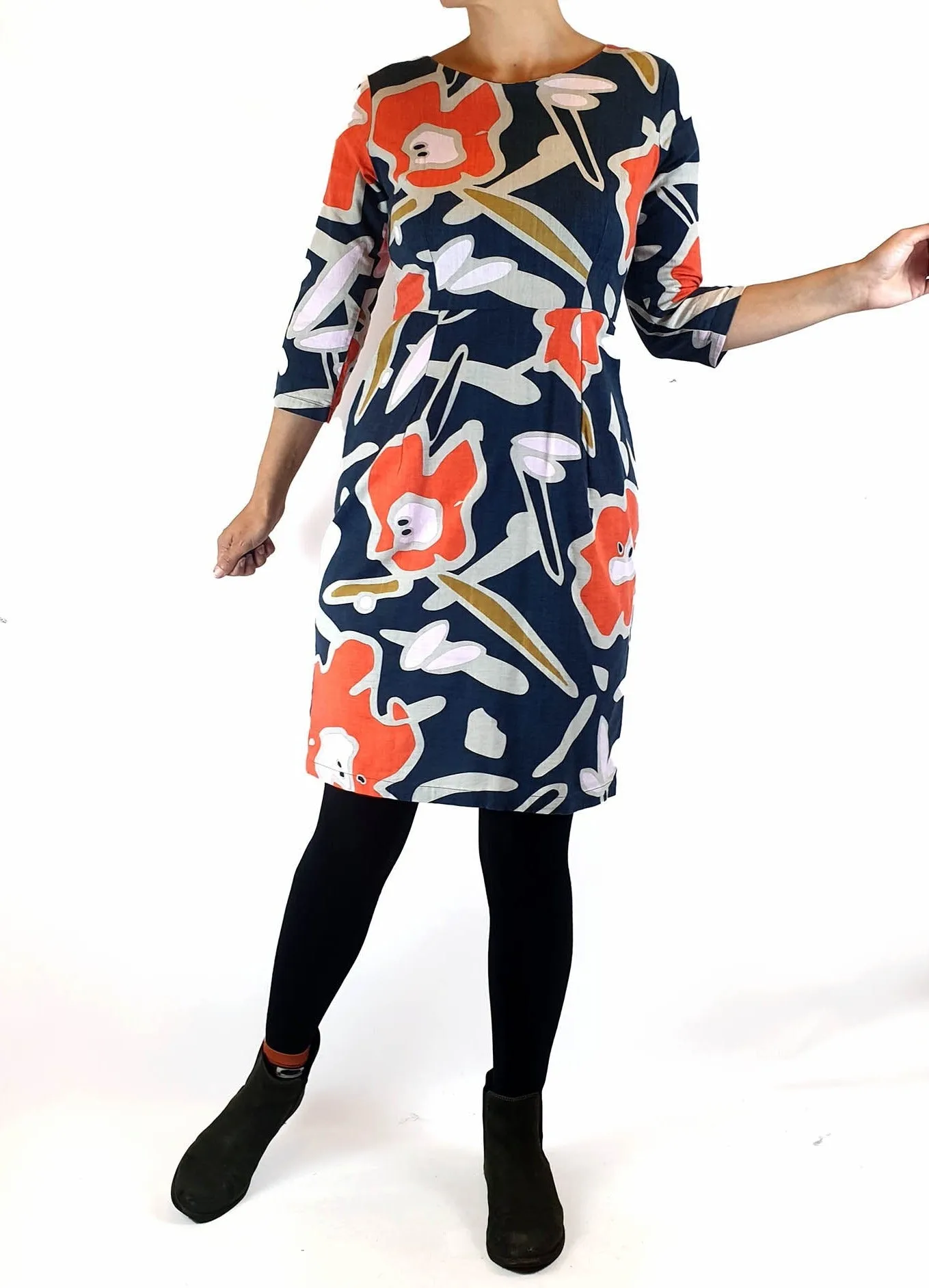 Frock Me Out floral cotton half sleeve dress size 8