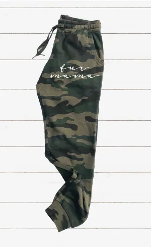 Fur Mama Graphic Women's Soft Washed Sweatpants