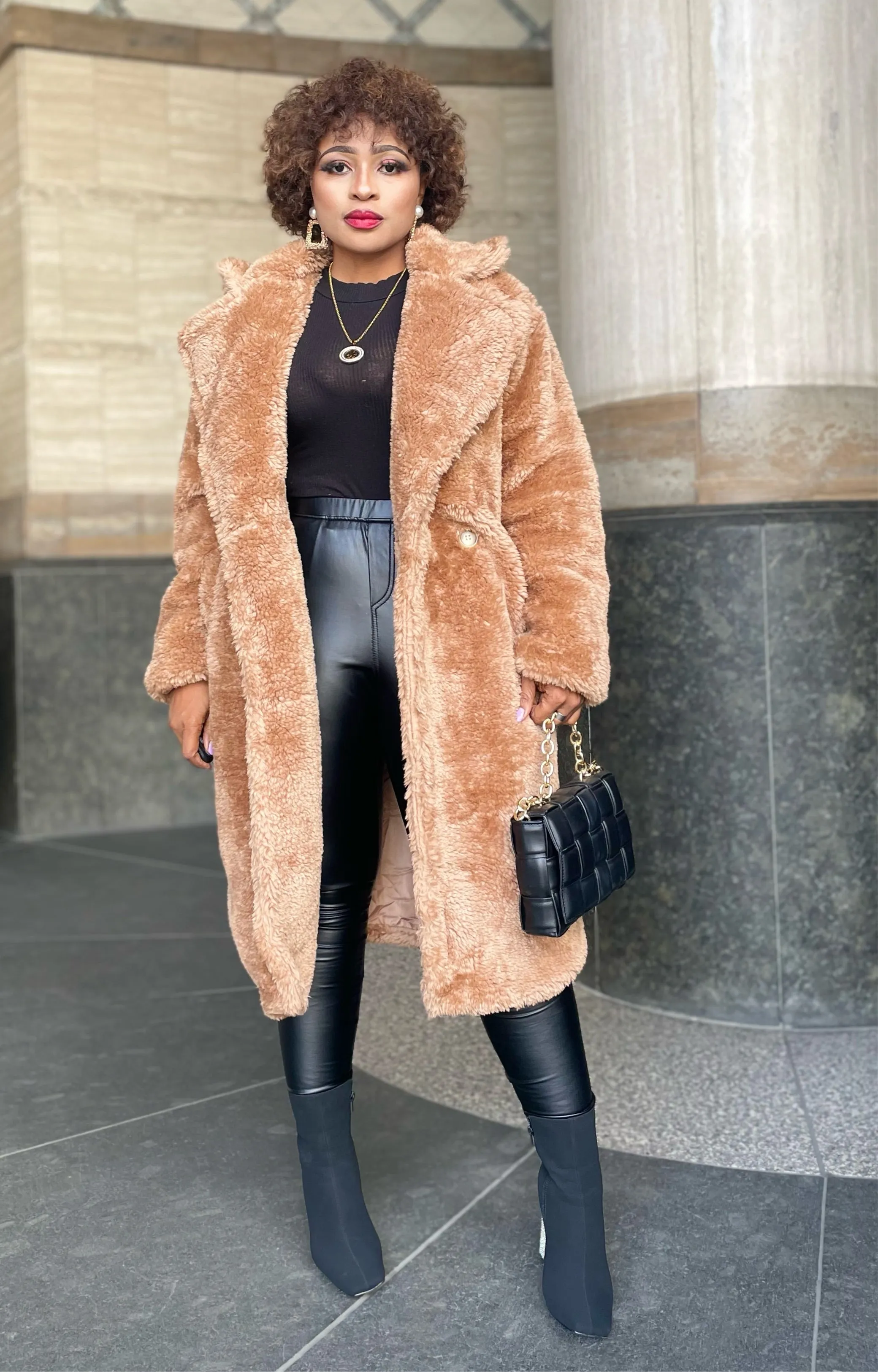 Fur Teddy Bear Coat
