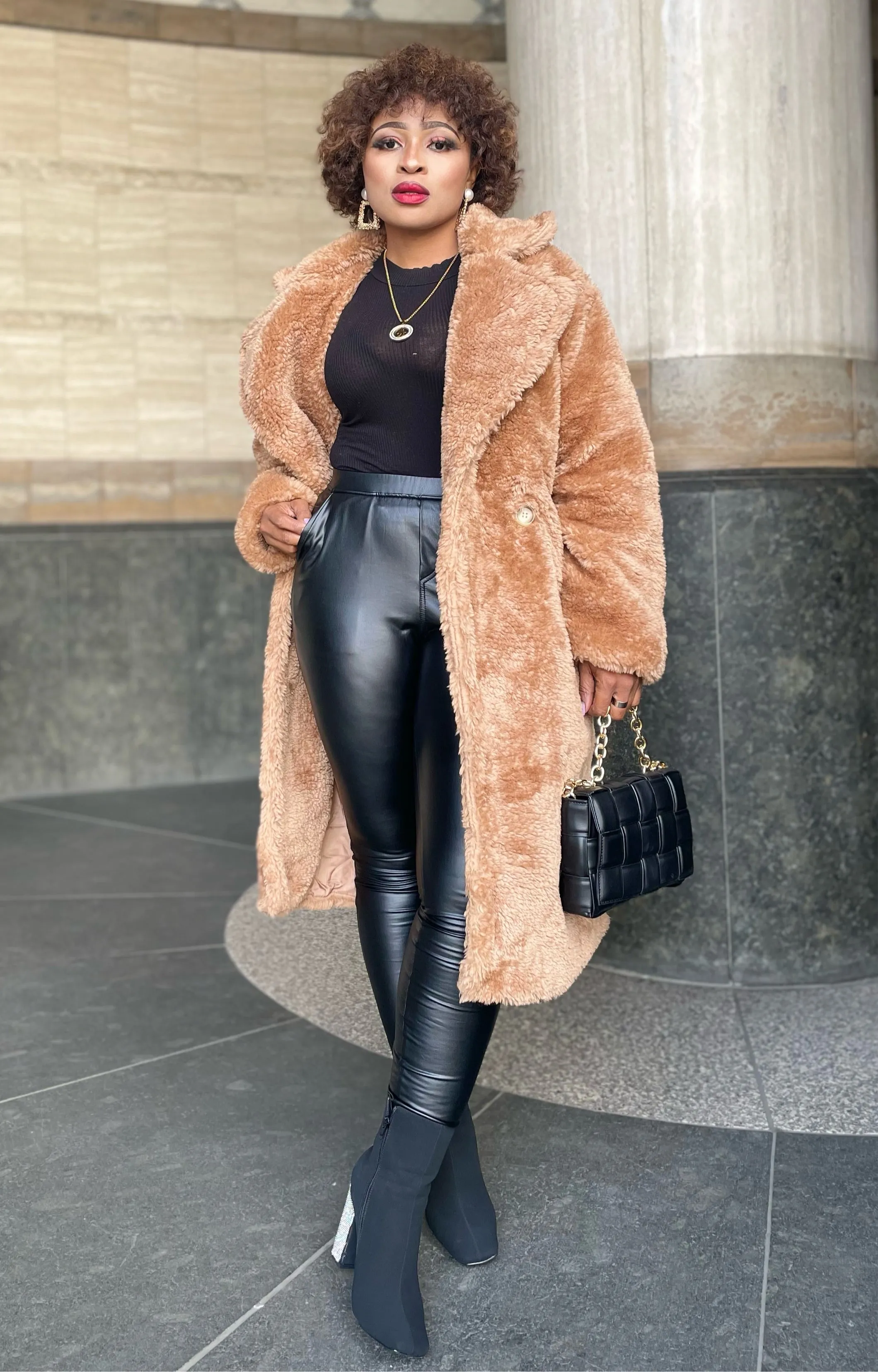 Fur Teddy Bear Coat