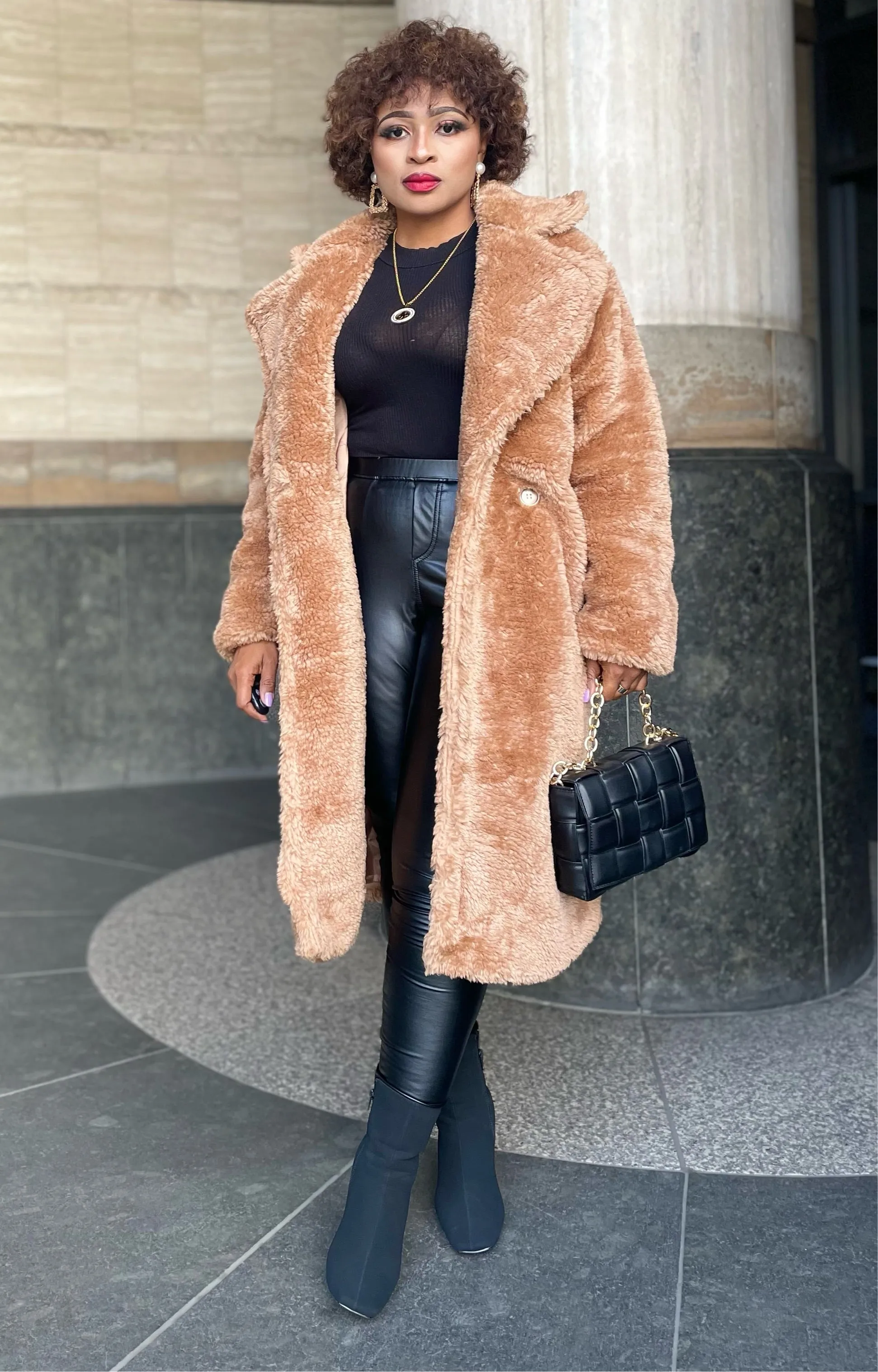 Fur Teddy Bear Coat