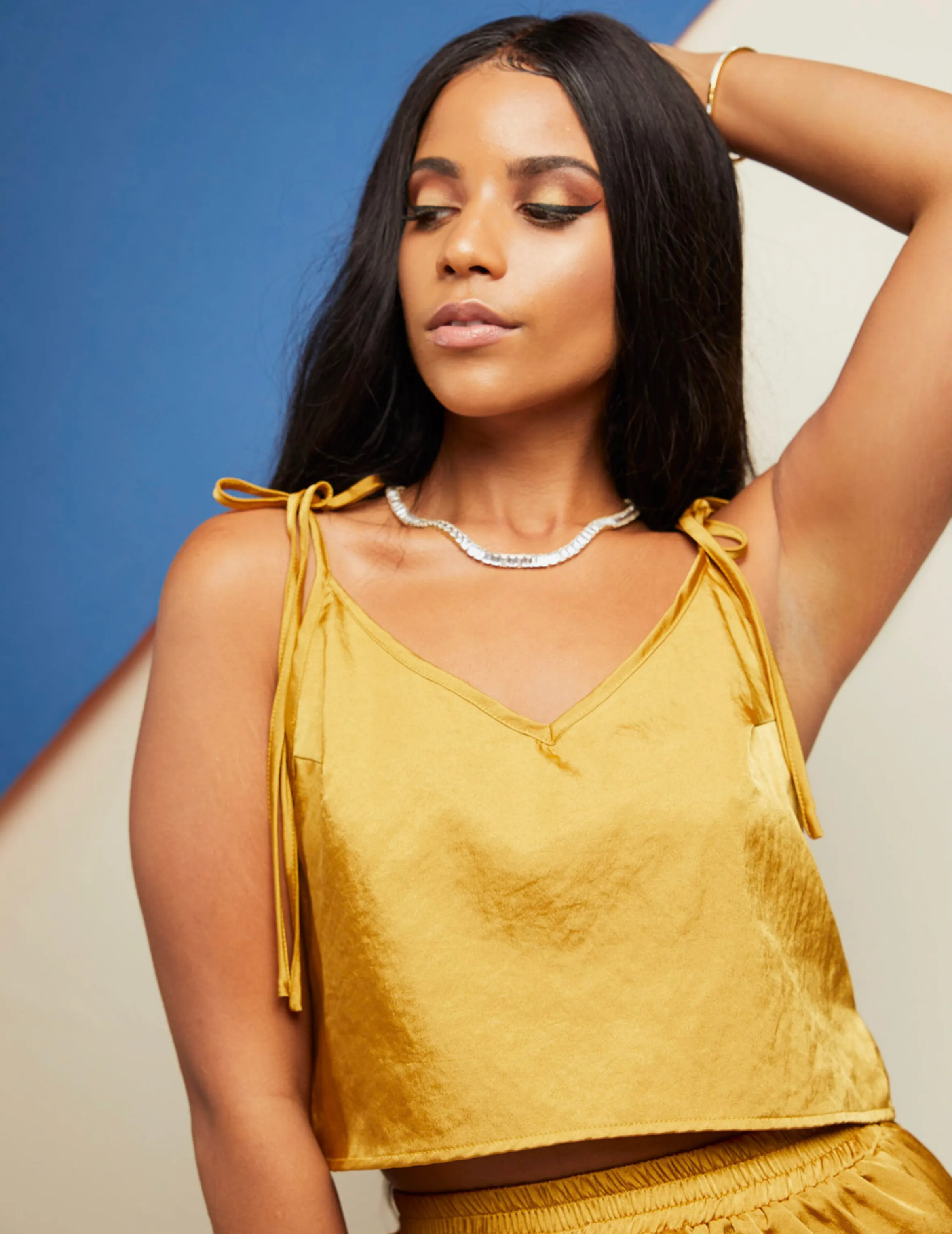 Genesis | Wide Leg Gold Set