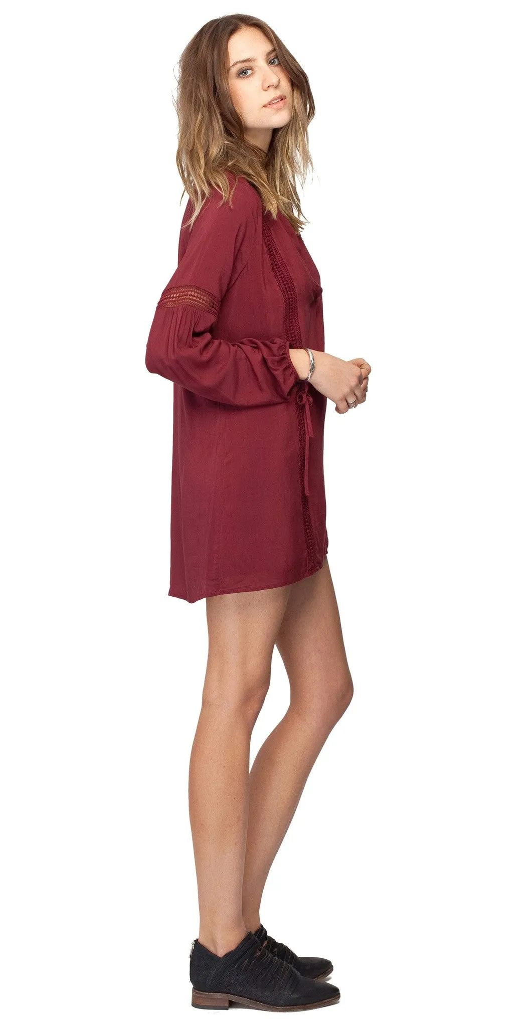 Gentle Fawn Presley Long Sleeve Mini Dress | Auburn