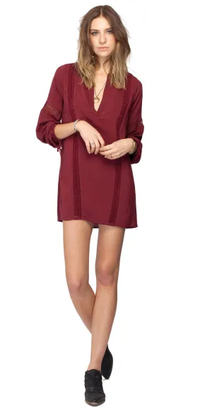 Gentle Fawn Presley Long Sleeve Mini Dress | Auburn