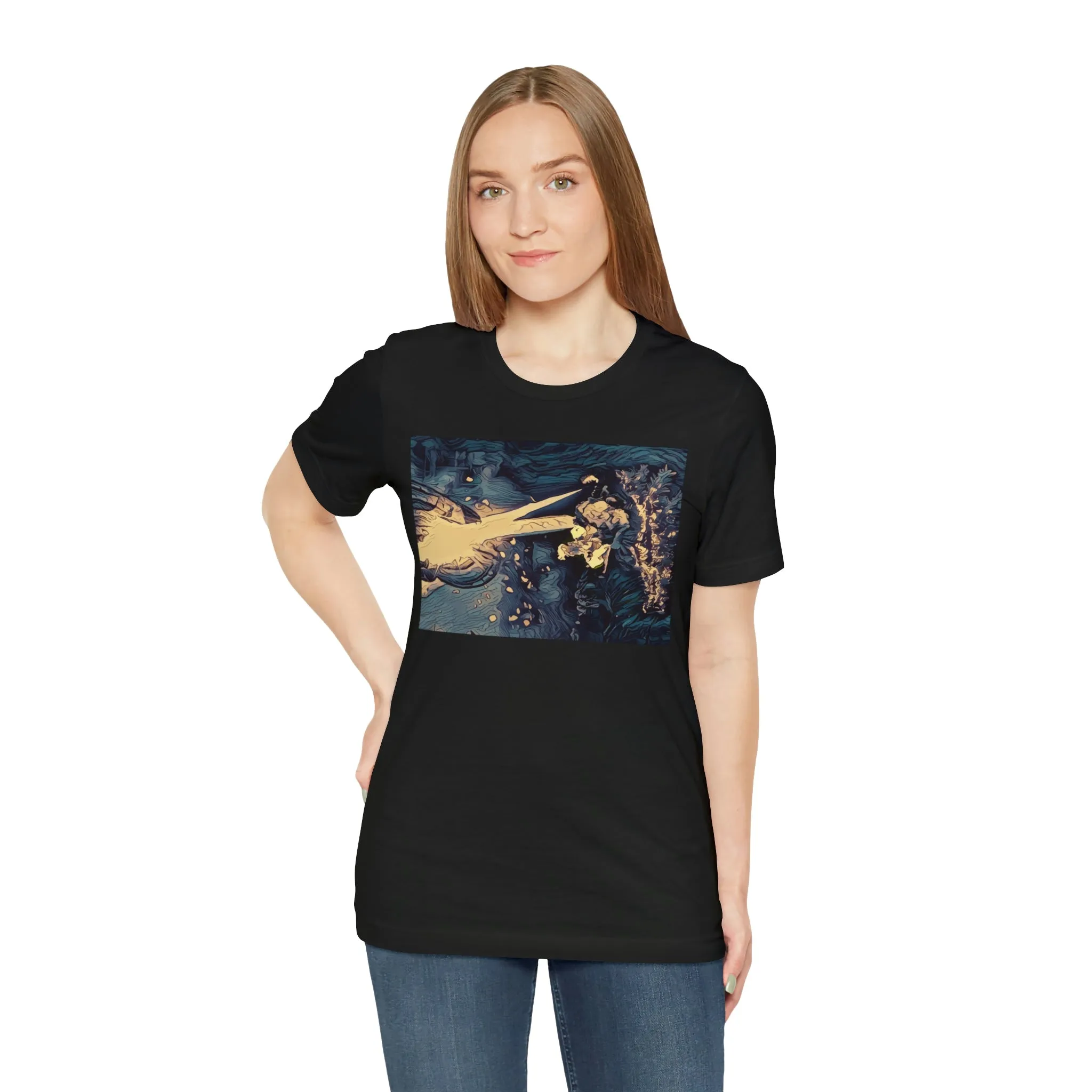 Godzilla vs Enterprise Short Sleeve Tee