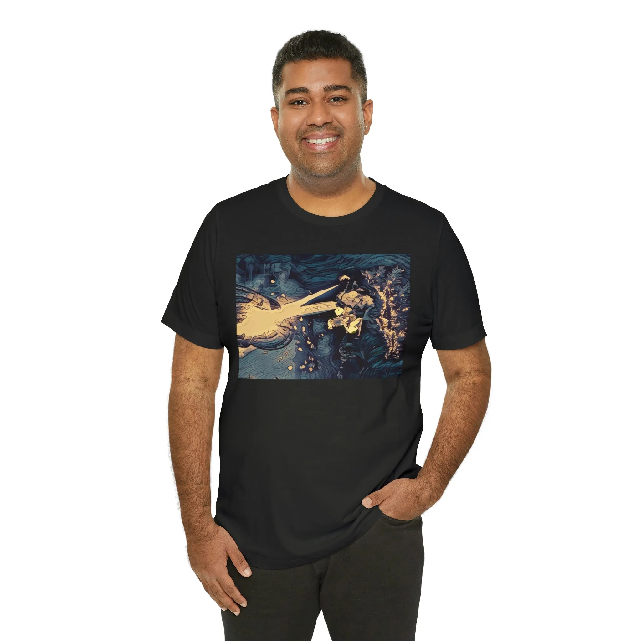 Godzilla vs Enterprise Short Sleeve Tee