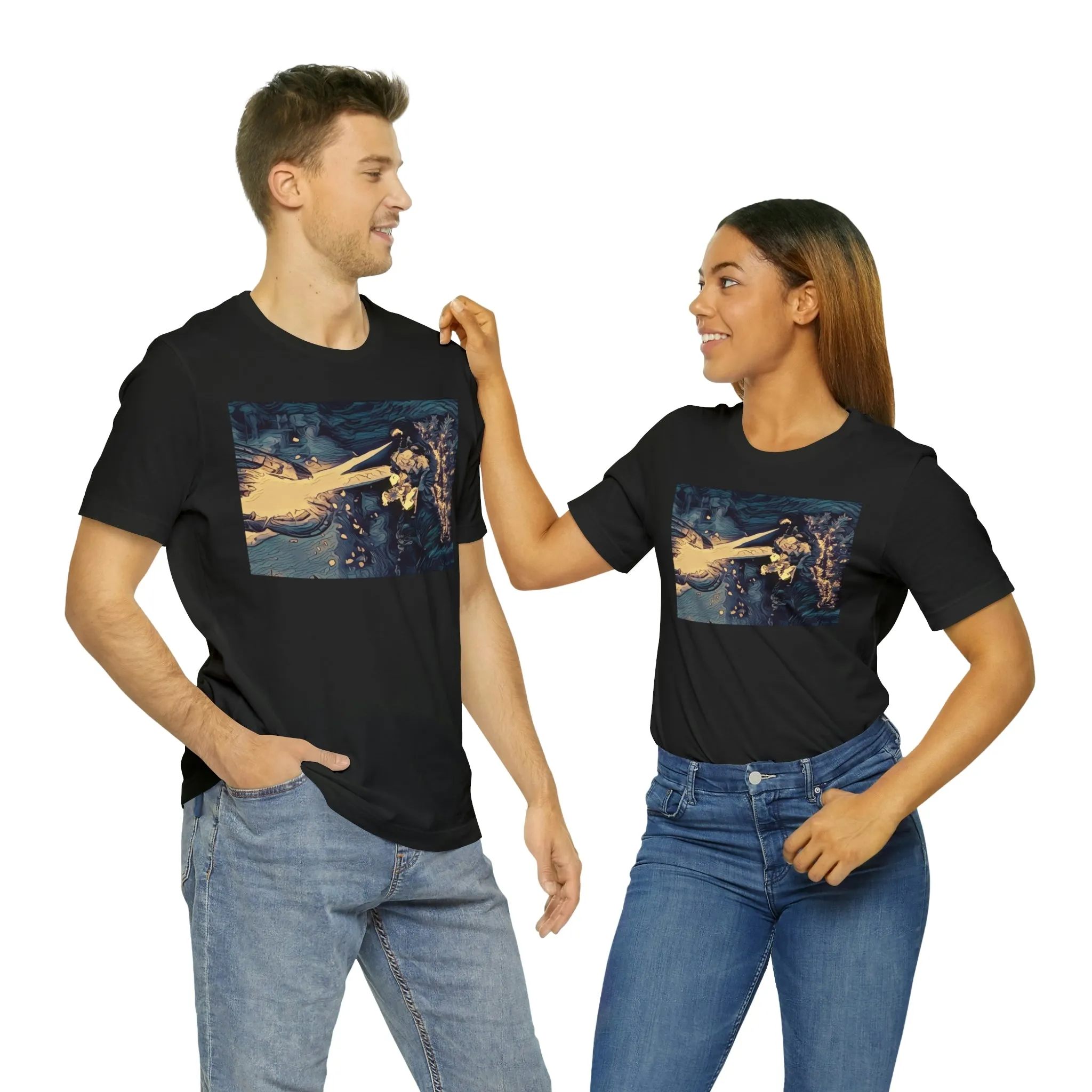 Godzilla vs Enterprise Short Sleeve Tee
