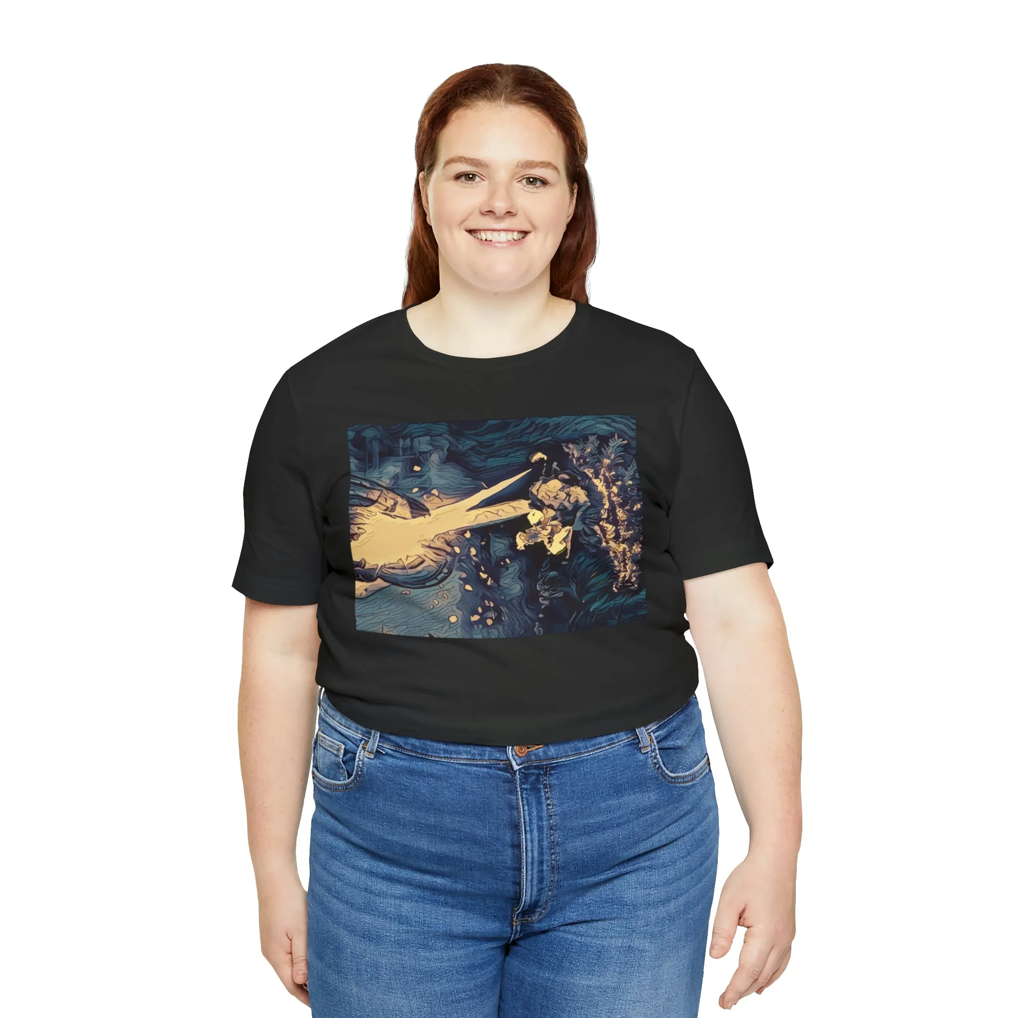 Godzilla vs Enterprise Short Sleeve Tee