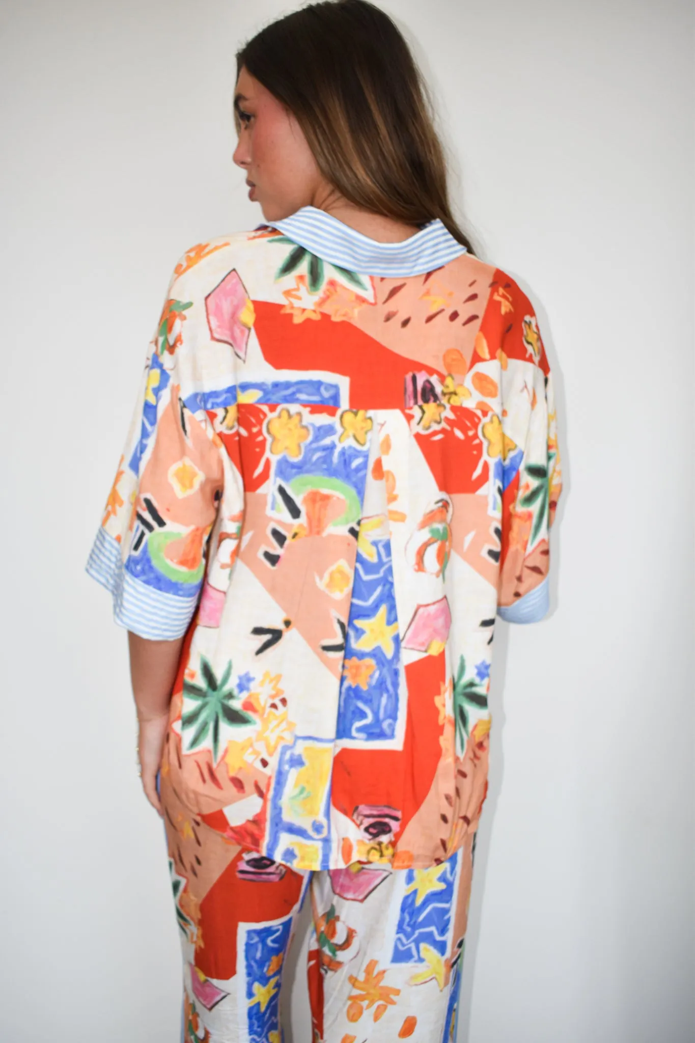 Going Coastal Oversized Top
