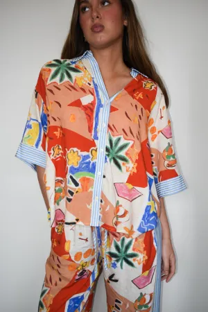Going Coastal Oversized Top