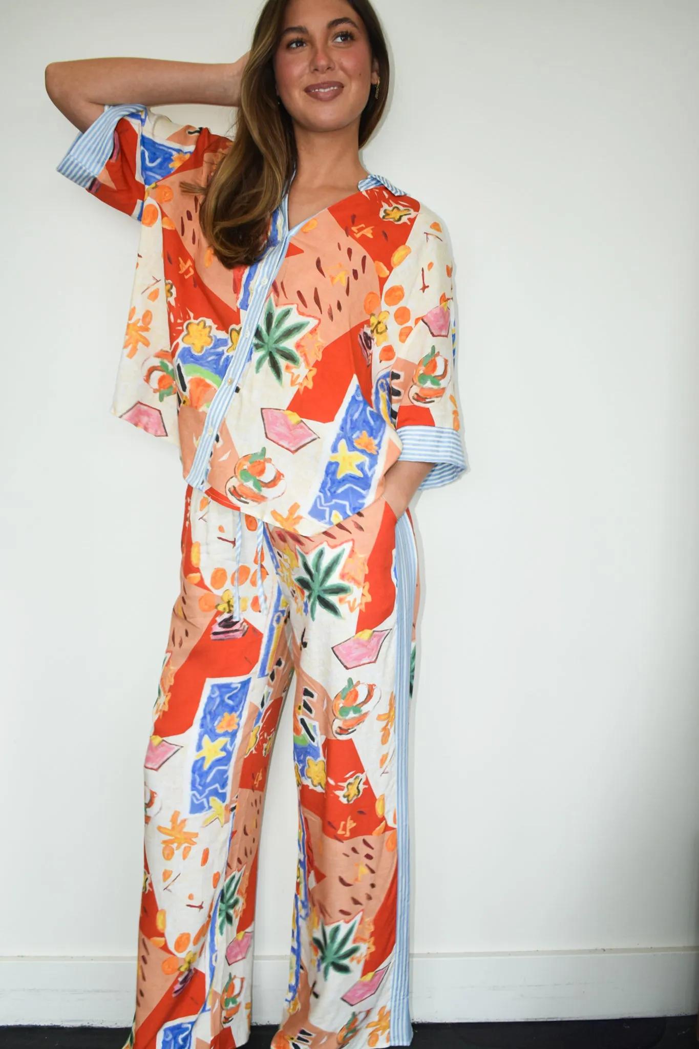 Going Coastal Oversized Top
