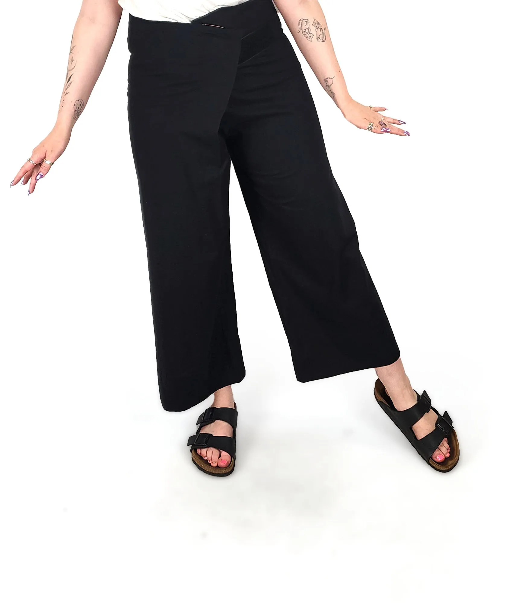 Gorman black cotton pants size medium