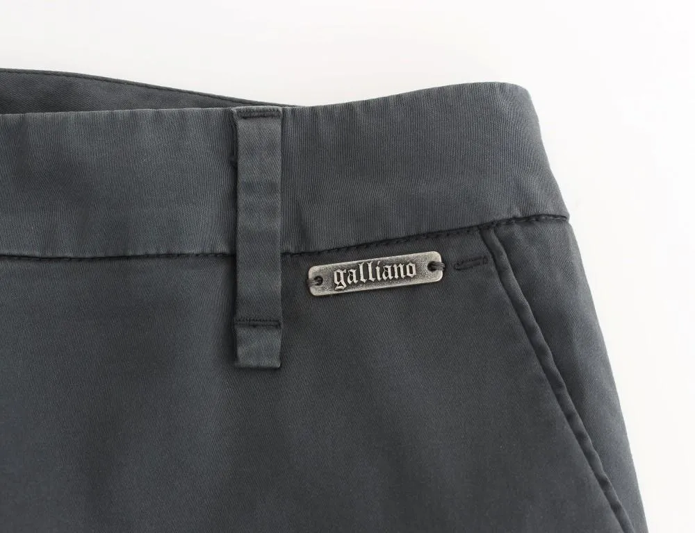Gray wide leg pants