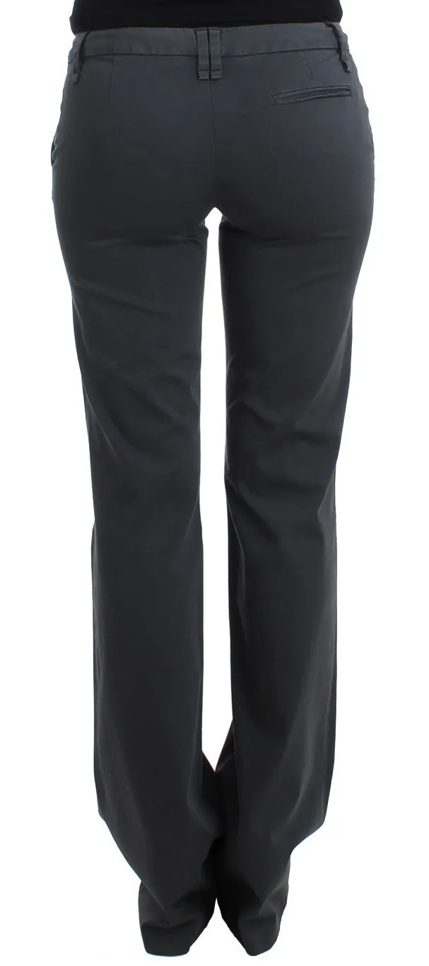 Gray wide leg pants