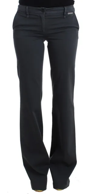 Gray wide leg pants