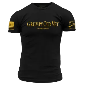 Grumpy Old Vet T-Shirt - Black