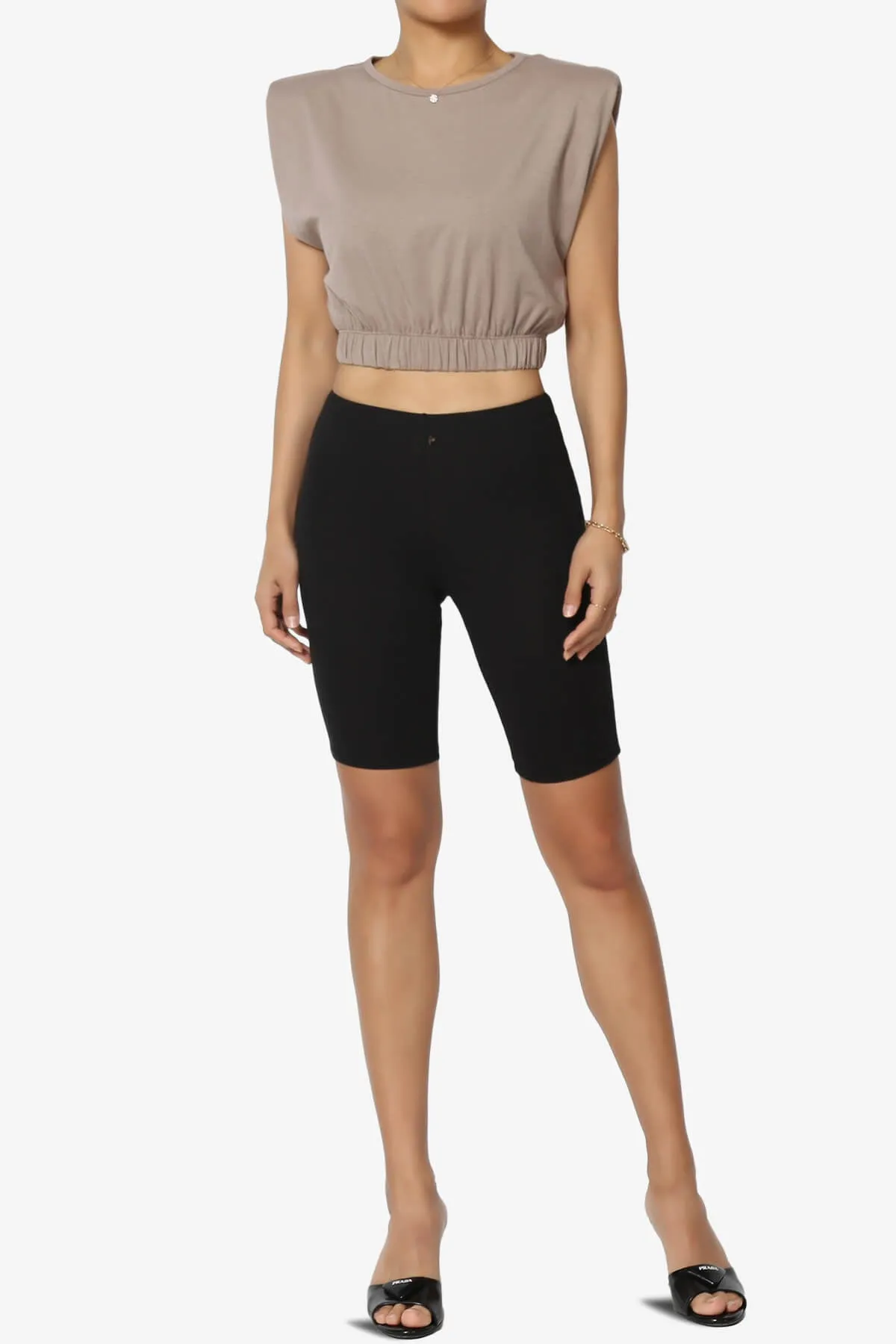 Guava Cotton Jersey Biker Shorts