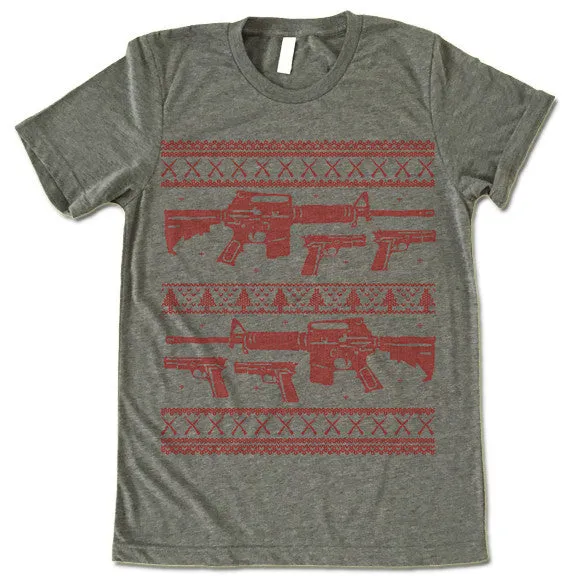 Guns Christmas T-Shirt
