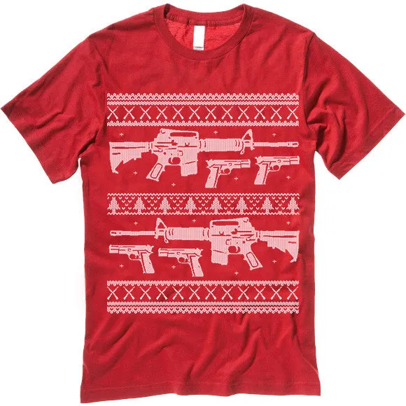 Guns Christmas T-Shirt