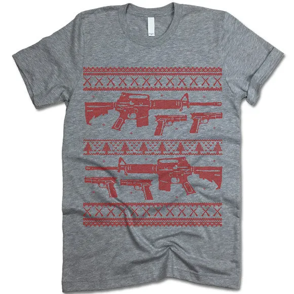 Guns Christmas T-Shirt