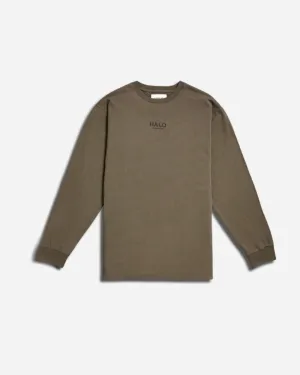 Halo Graphic L/S Tee - Major Brown