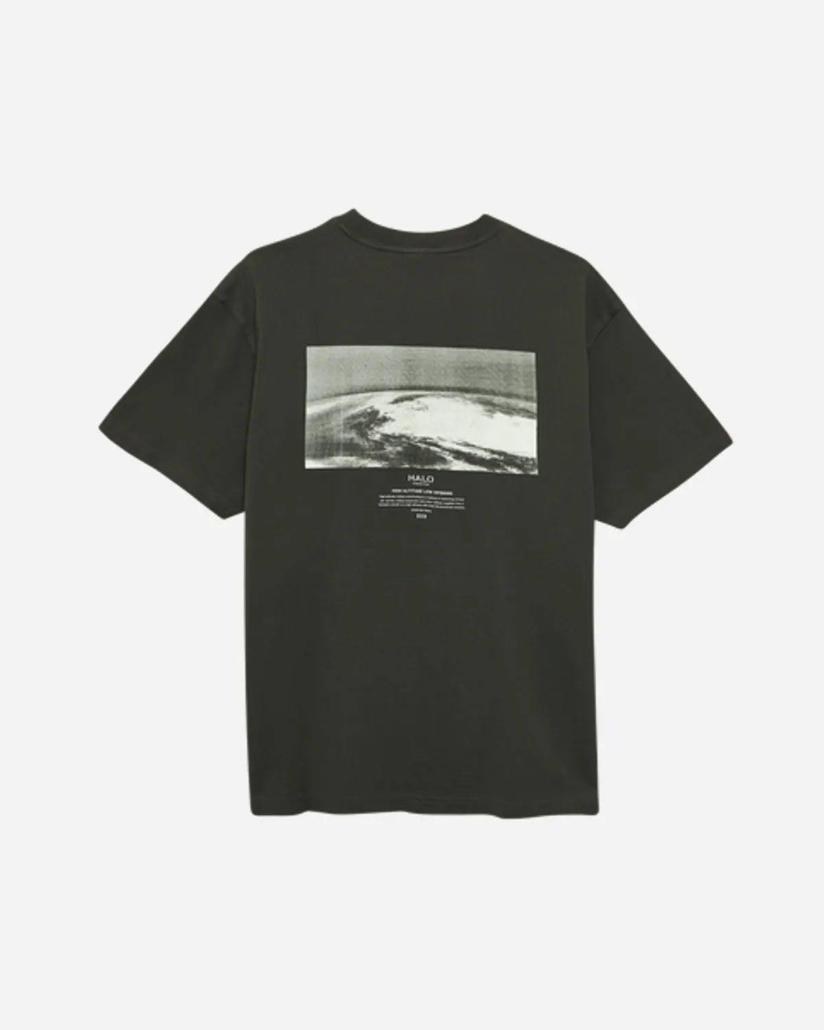 Halo Logo Photo Graphic T-Shirt - Raven