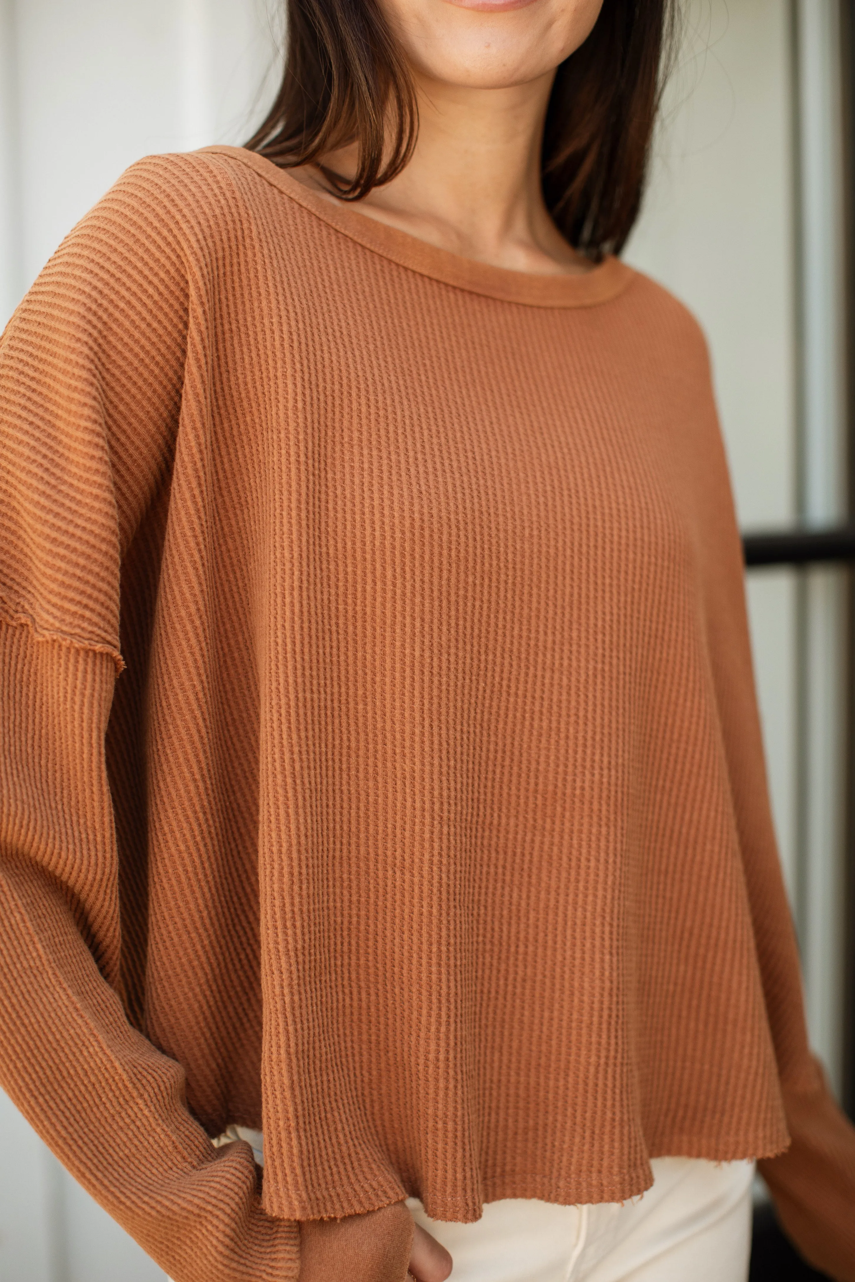 Hazel Waffle Long Sleeve