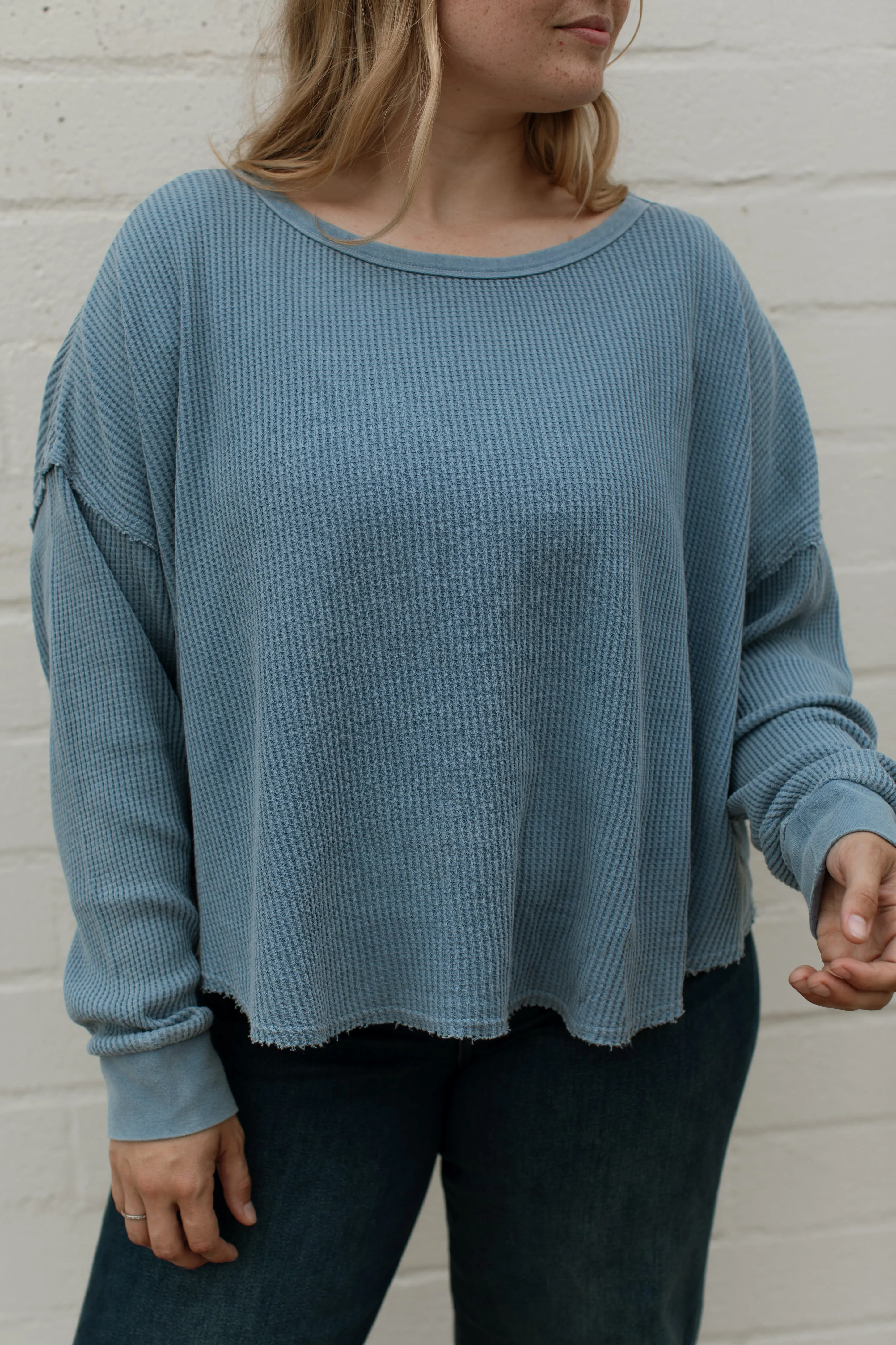 Hazel Waffle Long Sleeve