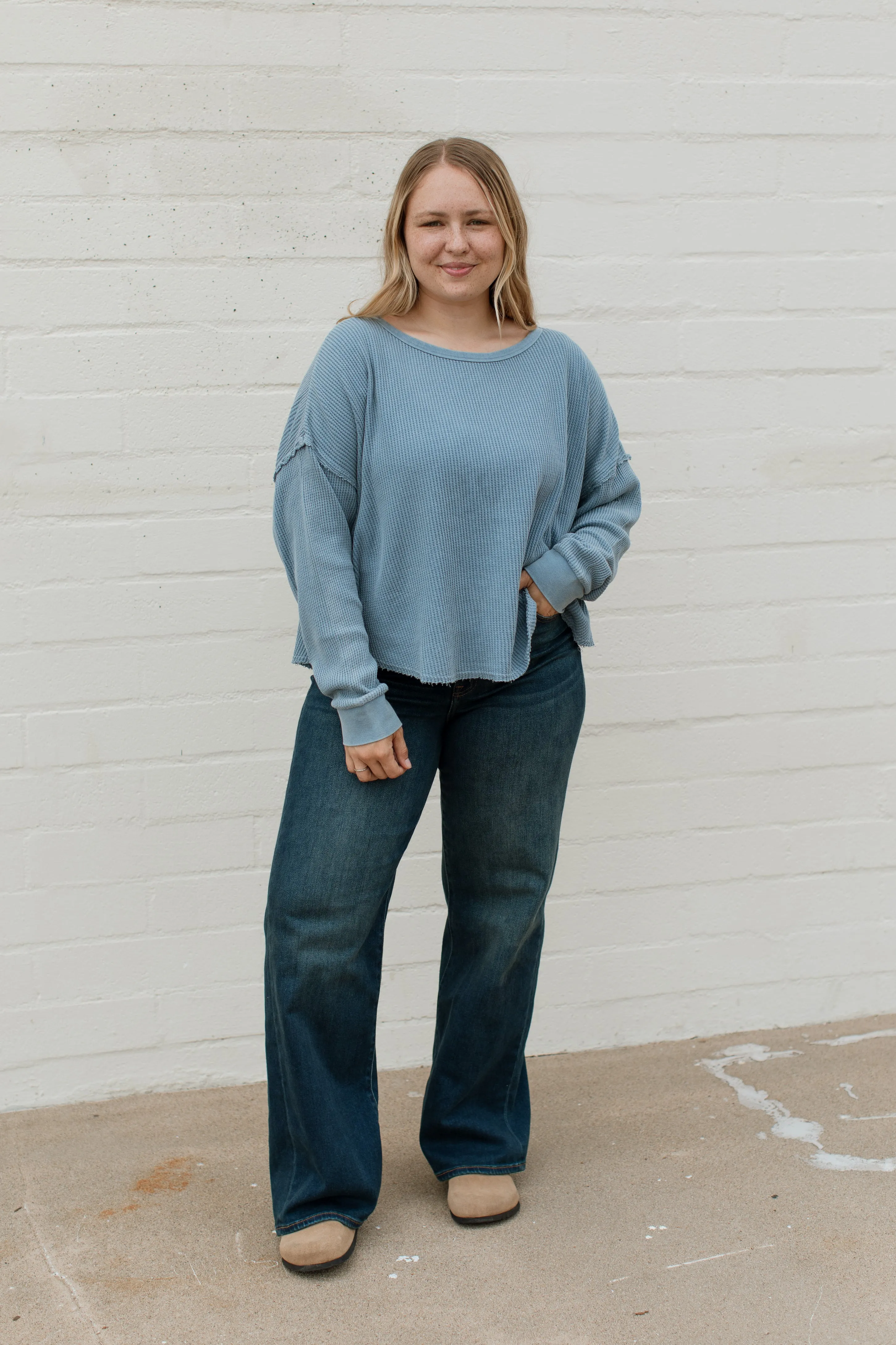 Hazel Waffle Long Sleeve