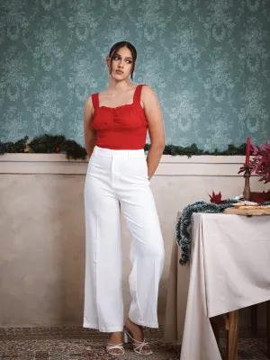 High Waist Wide Leg Pant