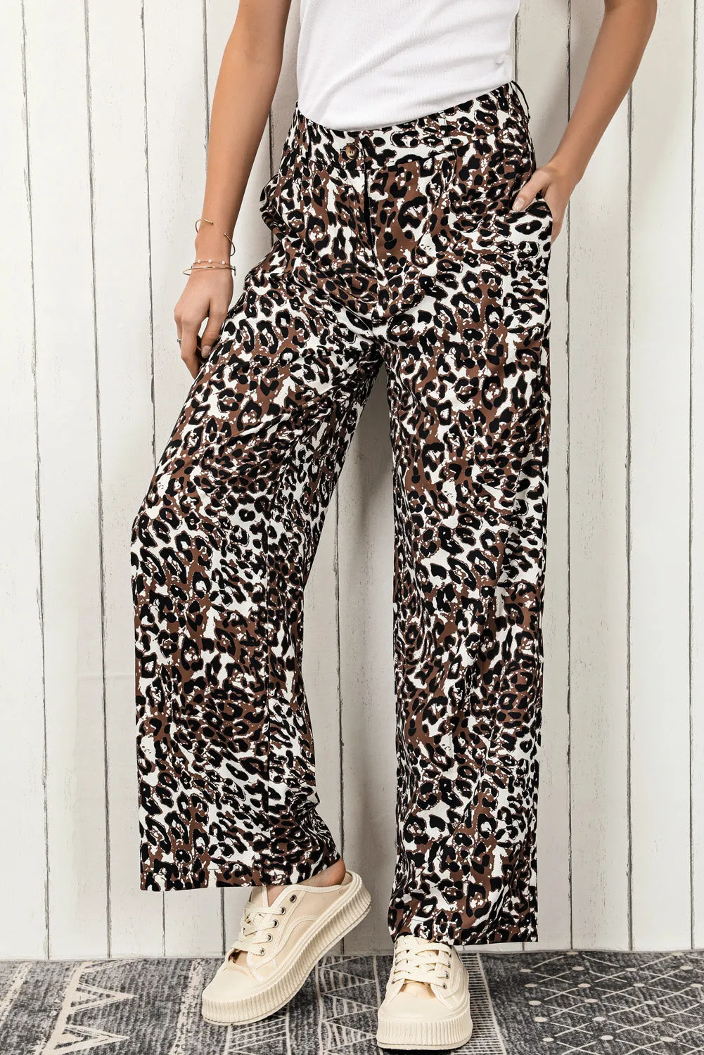 High Waist Wide Leg Pants