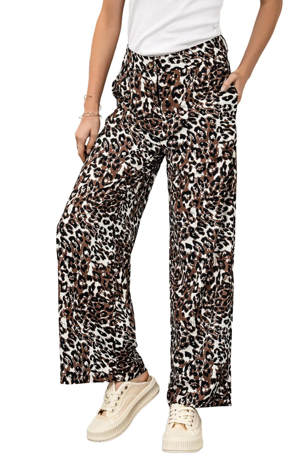 High Waist Wide Leg Pants