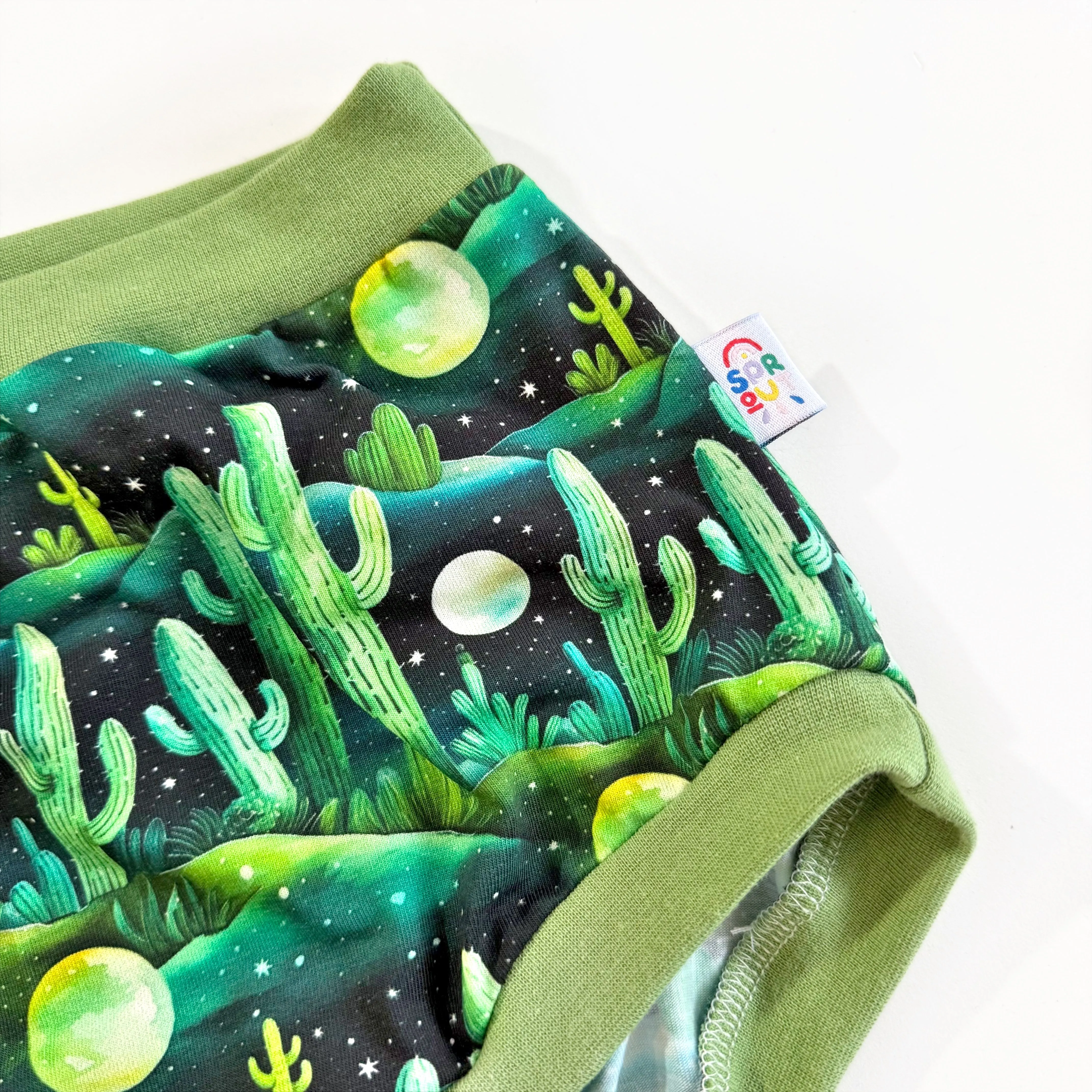 High Waisted Cactus Adult Pants | Women's Knickers | Organic Cotton Underwear