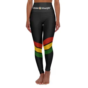 High Waisted Yoga Leggings (PANCOL-BLK)