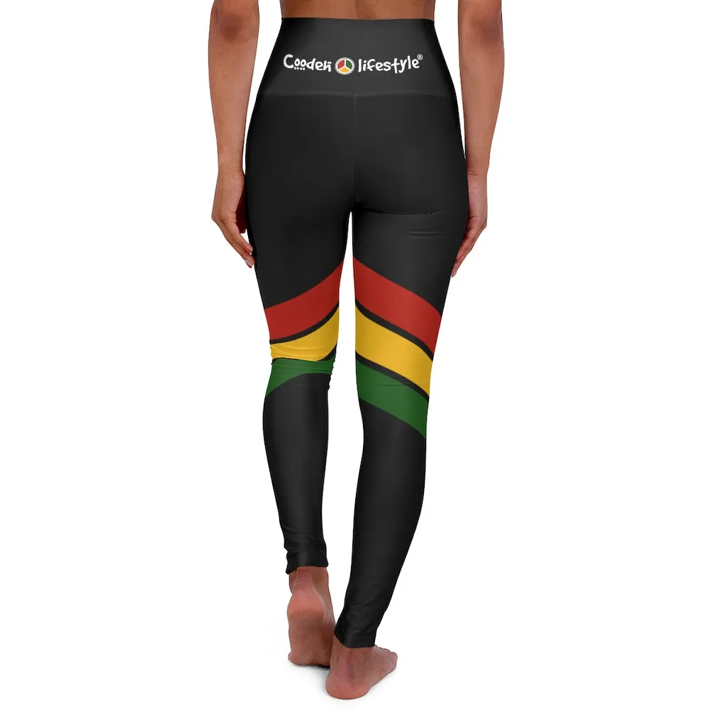 High Waisted Yoga Leggings (PANCOL-BLK)