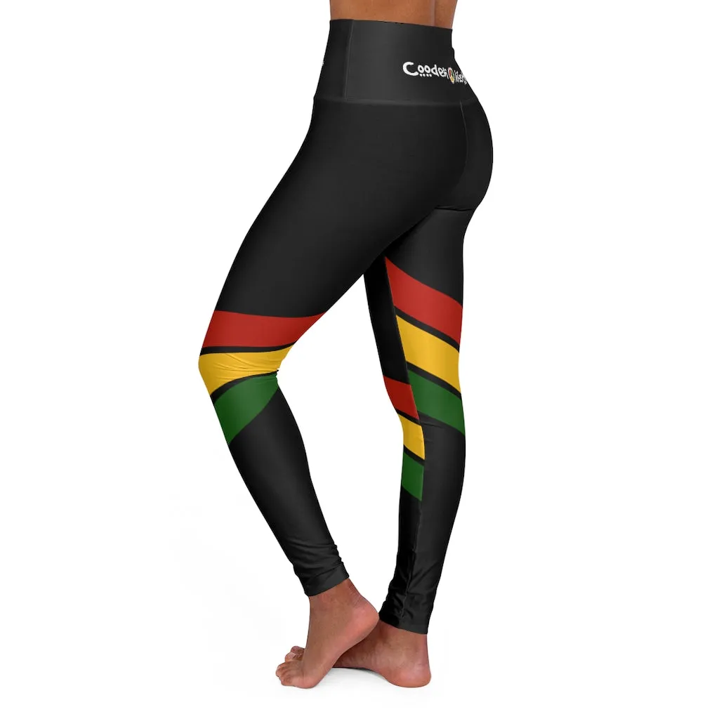High Waisted Yoga Leggings (PANCOL-BLK)