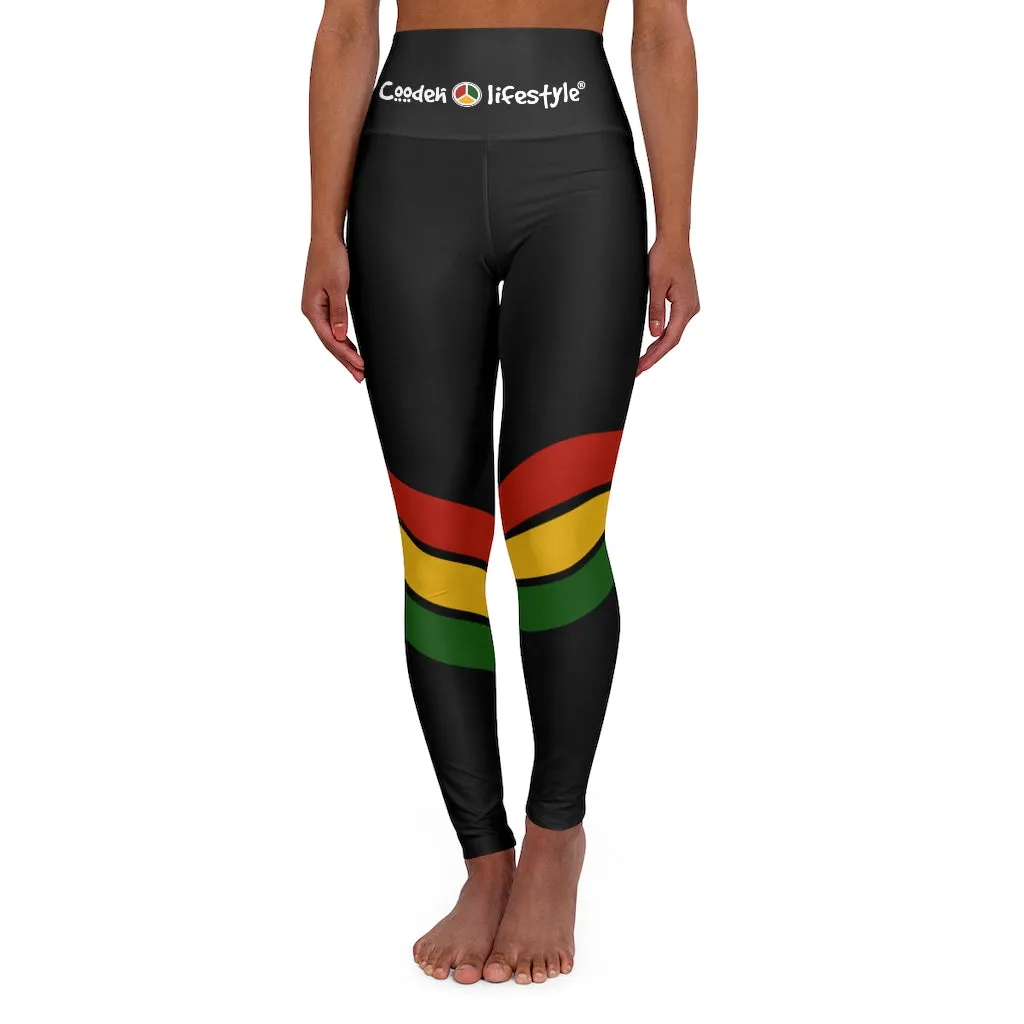 High Waisted Yoga Leggings (PANCOL-BLK)